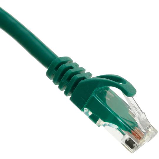 Kabel sieci Ethernet LAN UTP RJ45 Kat. 6a zielony 50 cm