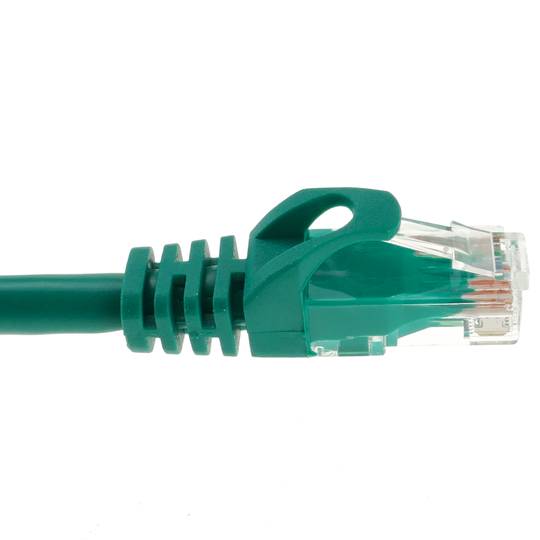 Kabel sieci Ethernet LAN UTP RJ45 Kat. 6a zielony 50 cm
