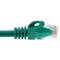 Kabel sieci Ethernet LAN UTP RJ45 Kat. 6a zielony 50 cm