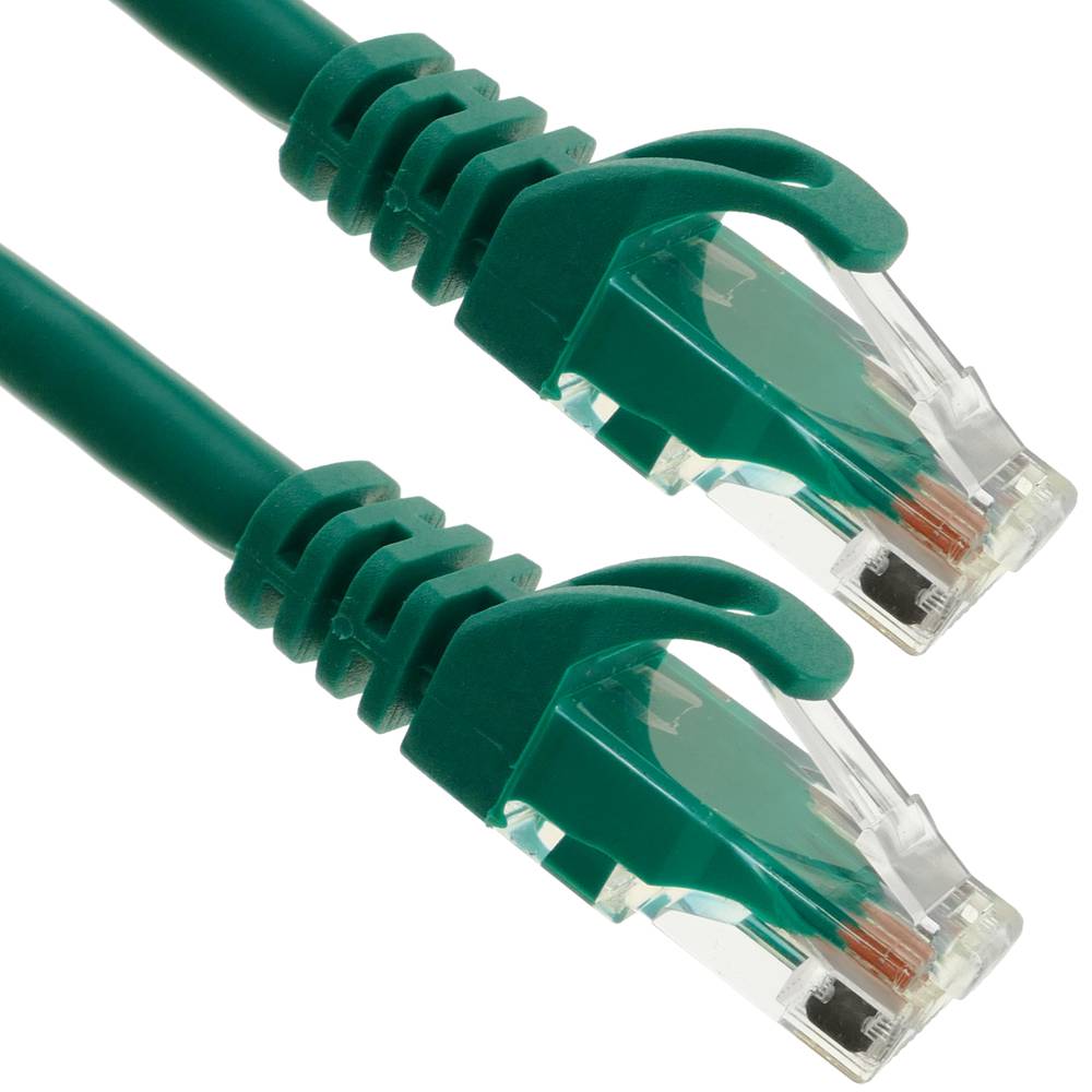 belangrijk Plagen ontwerper Ethernet-netwerkkabel LAN UTP RJ45 Cat. 6a groen 1 m - Cablematic