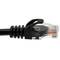 Ethernet-Netzwerkkabel LAN UTP RJ45 Cat.6a schwarz 25 cm