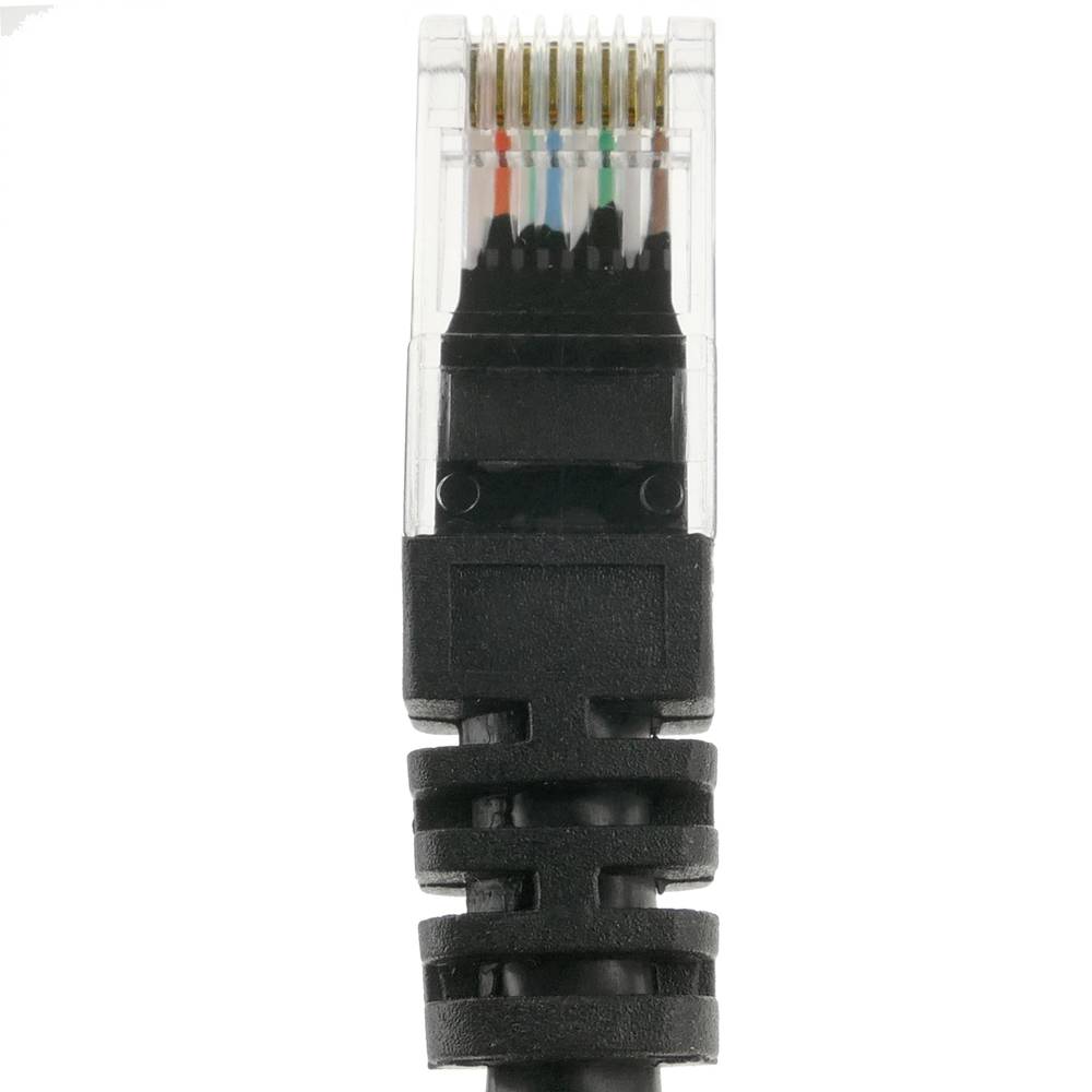 Câble réseau ethernet LAN UTP RJ45 Cat.6a noir 50 cm
