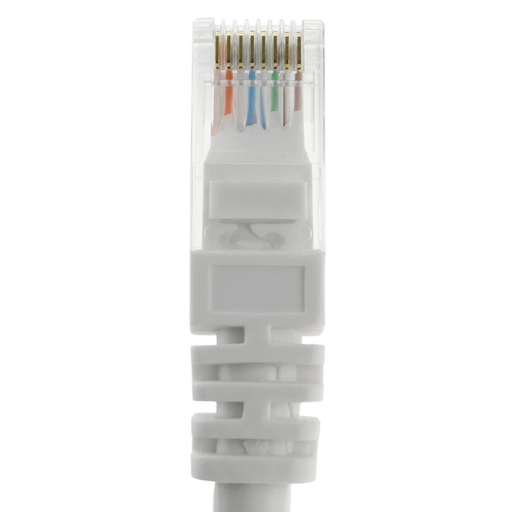 Câble réseau ethernet LAN UTP RJ45 Cat.6a blanc 25 cm
