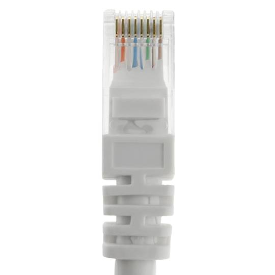 Câble réseau Ethernet UTP Cat.6a blanc 1 m
