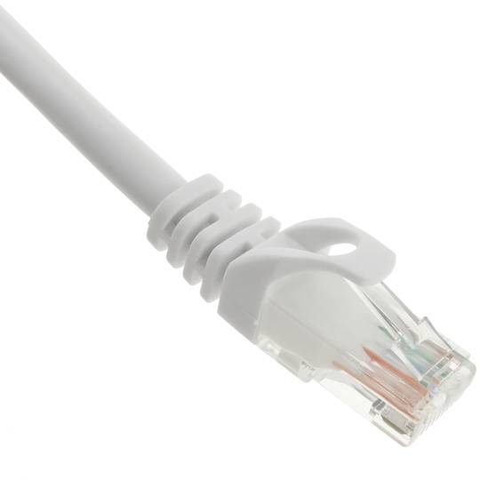 Câble réseau Ethernet UTP Cat.6a blanc 1 m