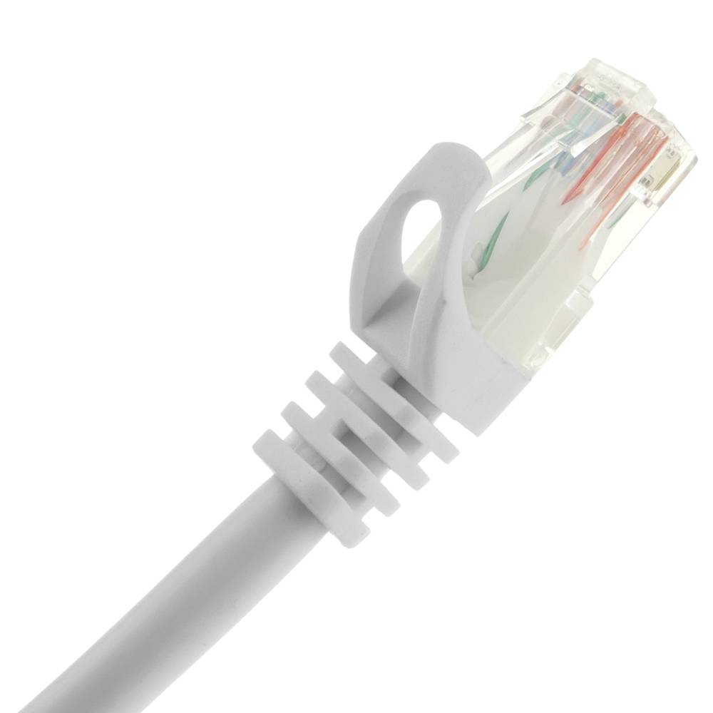Câble réseau Ethernet UTP Cat.6a blanc de 2 m