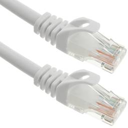 Cable de xarxa ethernet Cat. 6a UTP de 15 m de color blanc