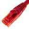 Cable de xarxa ethernet Cat. 6a UTP de 0,5 m de color vermell ultra flexible
