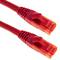 Cable de xarxa ethernet LAN RJ45 UTP 24 AWG Ultra flexible Cat. 6A vermell 1 m