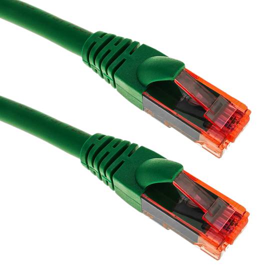 RJ45 UTP 24 AWG Ultra-flexibele LAN Ethernet-netwerkkabel Cat. 6A Groen 2 m