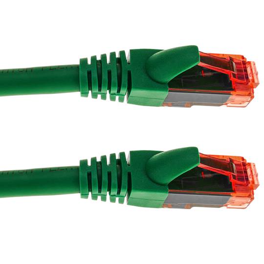 RJ45 UTP 24 AWG Ultra-flexibele LAN Ethernet-netwerkkabel Cat. 6A Groen 2 m