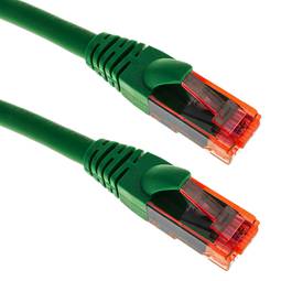 RJ45 UTP 24 AWG Ultra elastyczny kabel sieci Ethernet Ethernet Cat. 6A Zielony 20 m