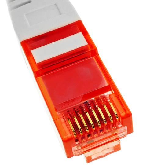 Ultra elastyczny biały kabel sieciowy Ethernet kat. 6a UTP o długości 5 m