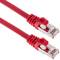 Câble réseau Ethernet FTP Cat.6a 0,25 m rouge