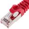 Câble réseau Ethernet FTP Cat.6a 0,25 m rouge
