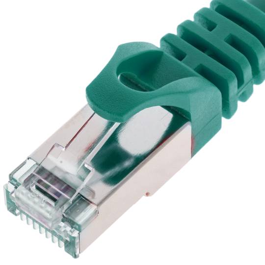 0,25 m groene FTP Cat.6A Ethernet-netwerkkabel