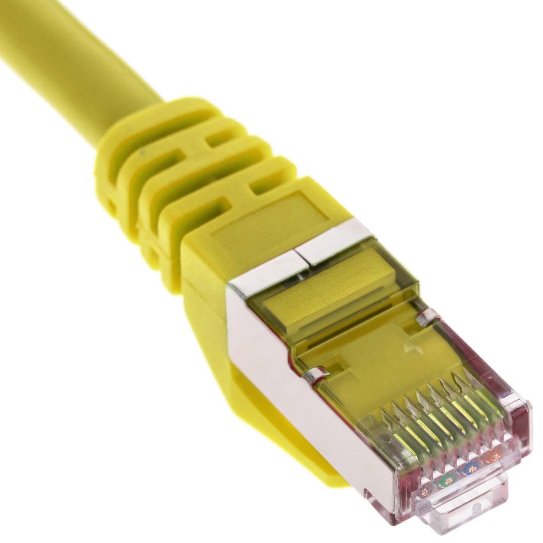 0,25 m gelbes FTP Cat. 6a Ethernet-Netzwerkkabel