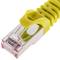 Ethernet Netzwerkkabel LAN FTP RJ45 Cat.6a gelb 2m