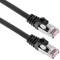 Ethernet Netzwerkkabel LAN FTP RJ45 Cat.6a schwarz 2m