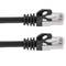 Ethernet Netzwerkkabel LAN FTP RJ45 Cat.6a schwarz 2m