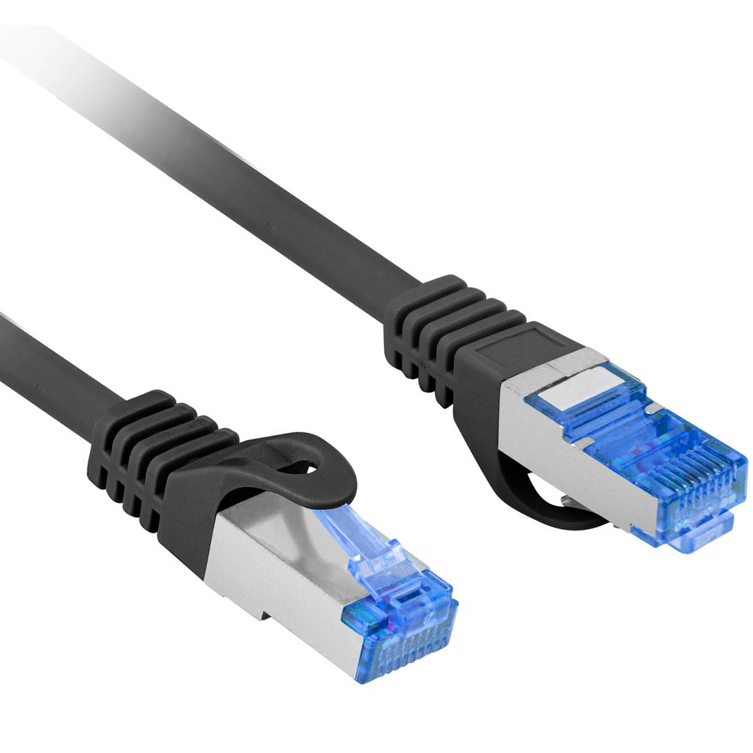 Cable de xarxa ethernet Cat. 6a FTP LSZH de 15 m de color negre PCF6A-10CC-1500-BK