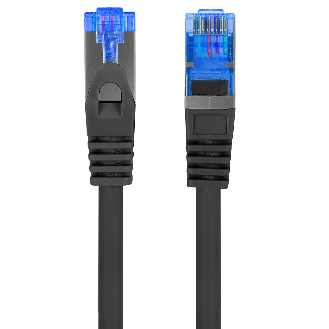 Cable de xarxa ethernet Cat. 6a FTP LSZH de 15 m de color negre PCF6A-10CC-1500-BK