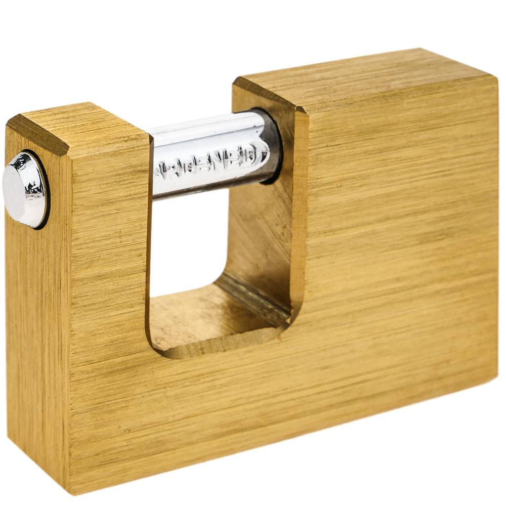 Cadenas de sécurité rectangulaire en laiton massif avec baïonnette 50mm