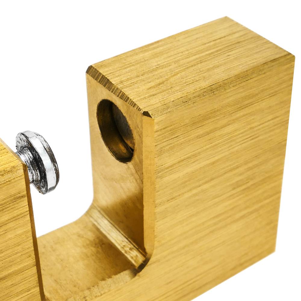 Cadenas de sécurité rectangulaire en laiton massif avec baïonnette 50mm