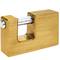 Cadenas de sécurité rectangulaire en laiton massif avec baïonnette 70mm