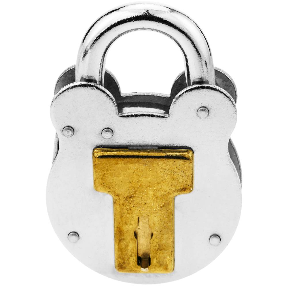 Cadenas de sécurité laiton massif classique style vintage 50mm