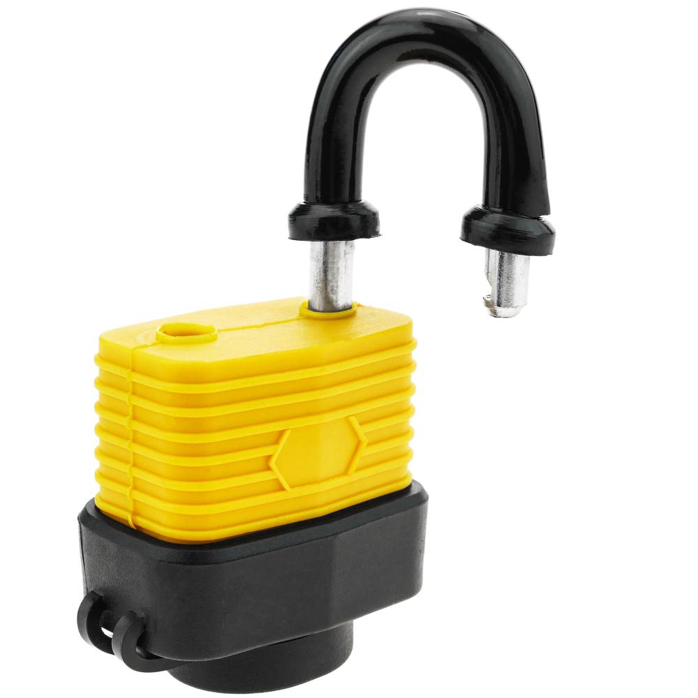 Cadeado de segurança aço com proteção ao ar livre IP44 30mm arco 62mm