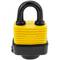 Cadeado de segurança aço com proteção ao ar livre IP44 30mm arco 62mm