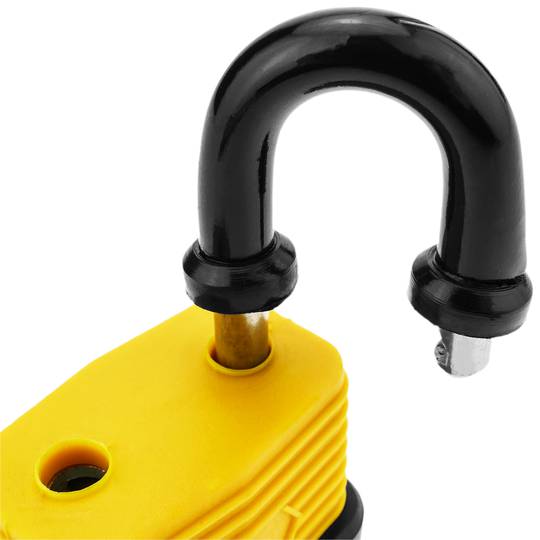 Cadeado de segurança aço com proteção ao ar livre IP44 30mm arco 62mm