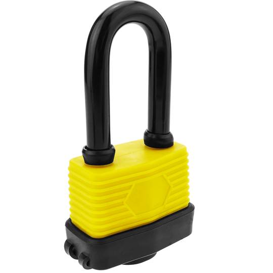 Lucchetto di sicurezza acciaio con protezione esterna IP44 50mm