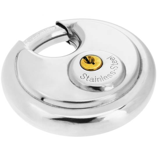 Rond roestvrijstalen veiligheidsslot met 80 mm bajonet