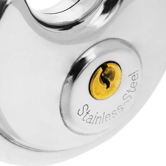 Rond roestvrijstalen veiligheidsslot met 80 mm bajonet