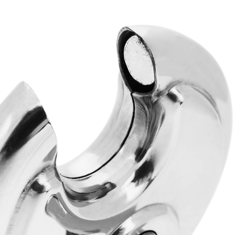 Candado de seguridad redondo de acero inoxidable con bayoneta 90mm