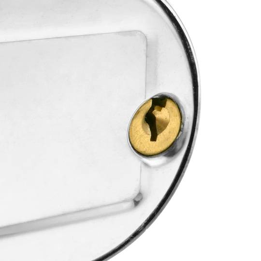 Lucchetto di sicurezza in acciaio e combinazione rotante con chiave 50mm