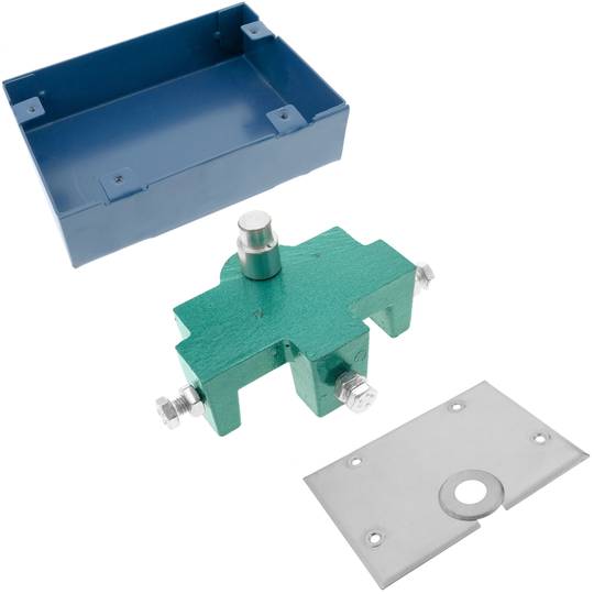 Bisagra pivotante para encastrar en suelo 100Kg 1000mm 156x110x42mm