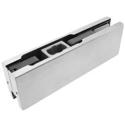 Charnière inférieure en aluminium pour porte vitrée pour ferme-porte de sol
