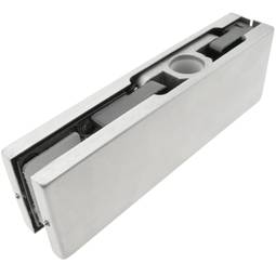 Charnière supérieur en aluminium pour porte vitrée pour ferme-porte de sol
