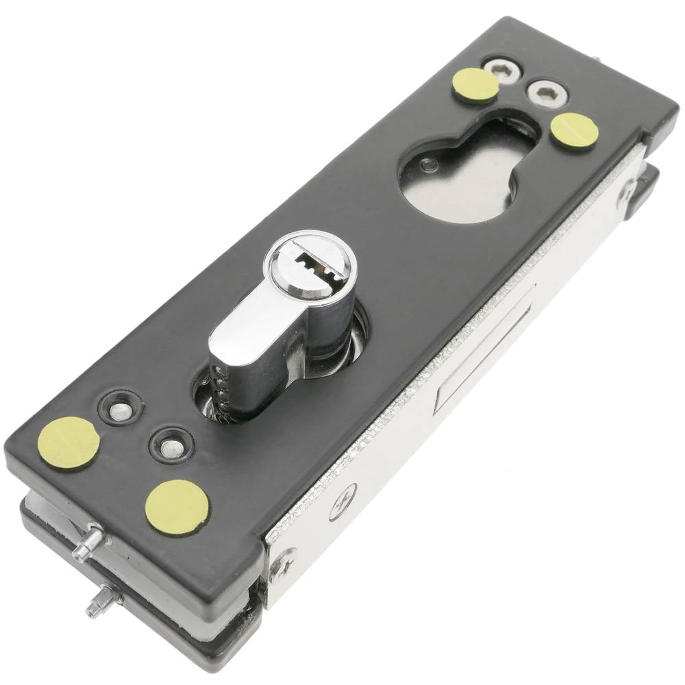 Aluminium slot voor glazen deur voor vloerdeursluiters