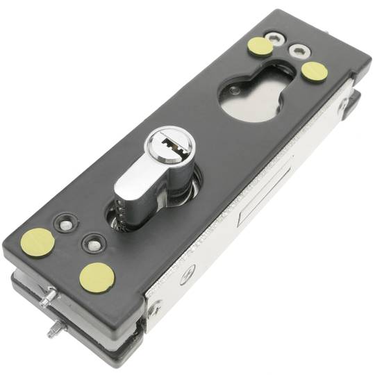 Aluminium slot voor glazen deur voor vloerdeursluiters