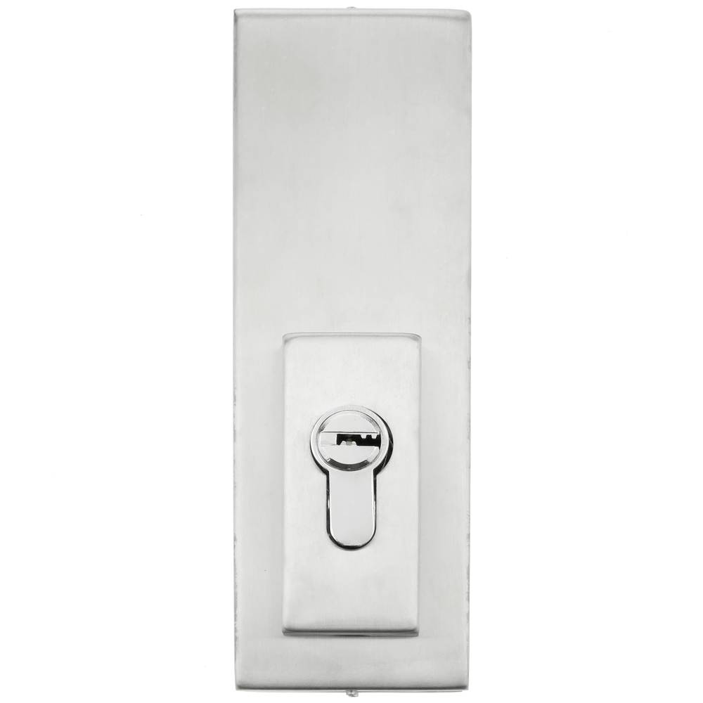 Aluminium slot voor glazen deur voor vloerdeursluiters