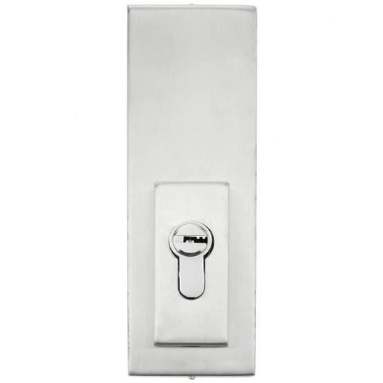 Aluminium slot voor glazen deur voor vloerdeursluiters