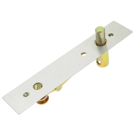 Wooden door patch fitting kit. Hinge in metal for floor spring door ...