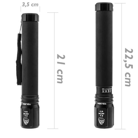 Linterna LED super alto brillo y alcance 300 m