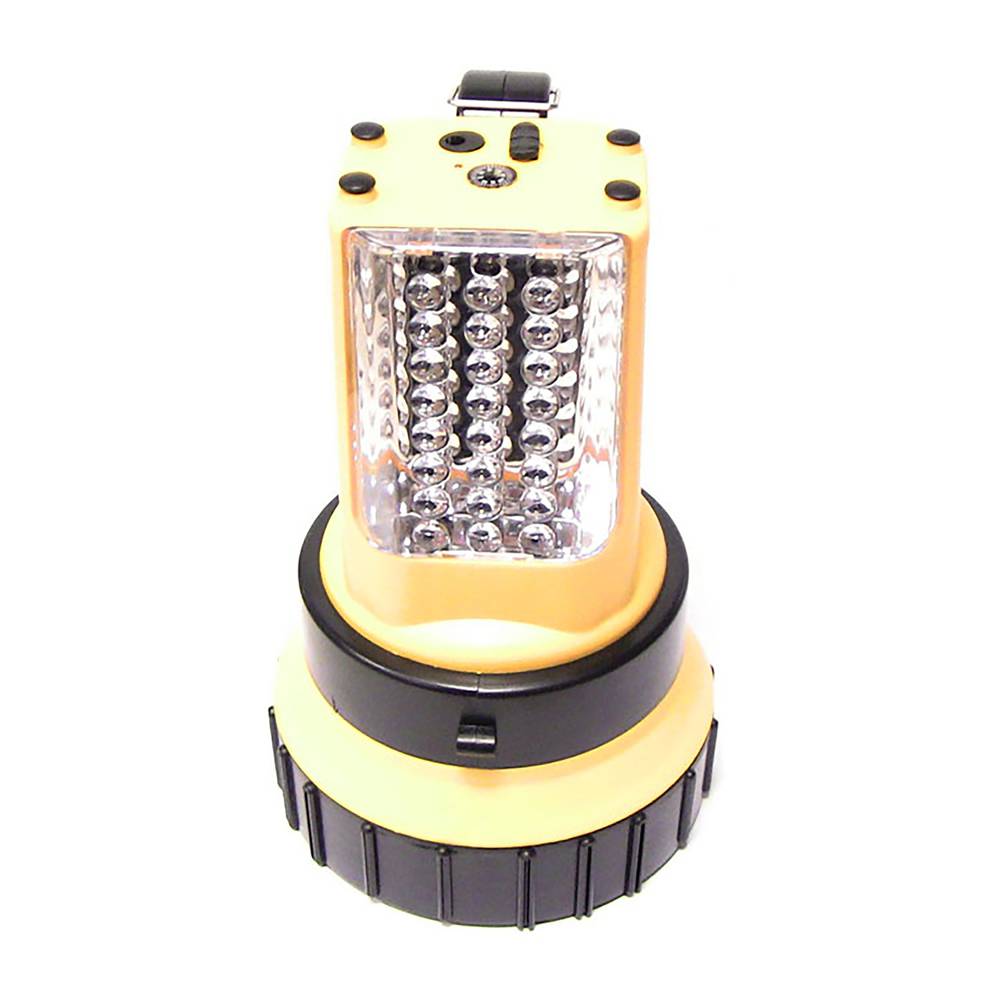 Halogen and LED Rechargeable Flashlight Dual Use