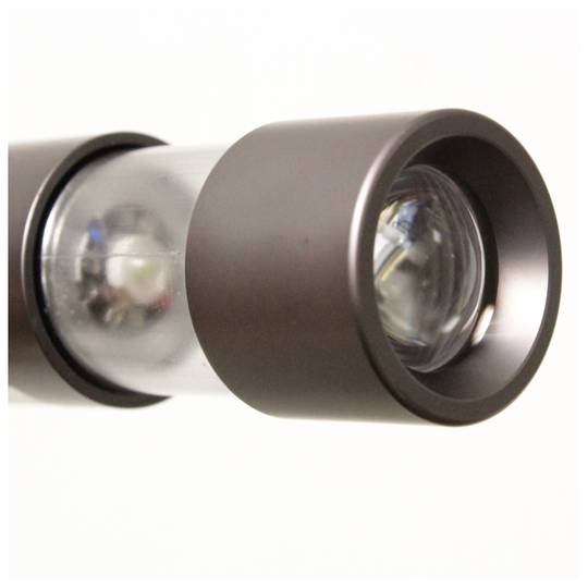 Traditionele en tafellantaarn gemaakt van grijs aluminium