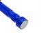 Linterna de alumínio extensível e orientable con 3 LEDs y da cor azul